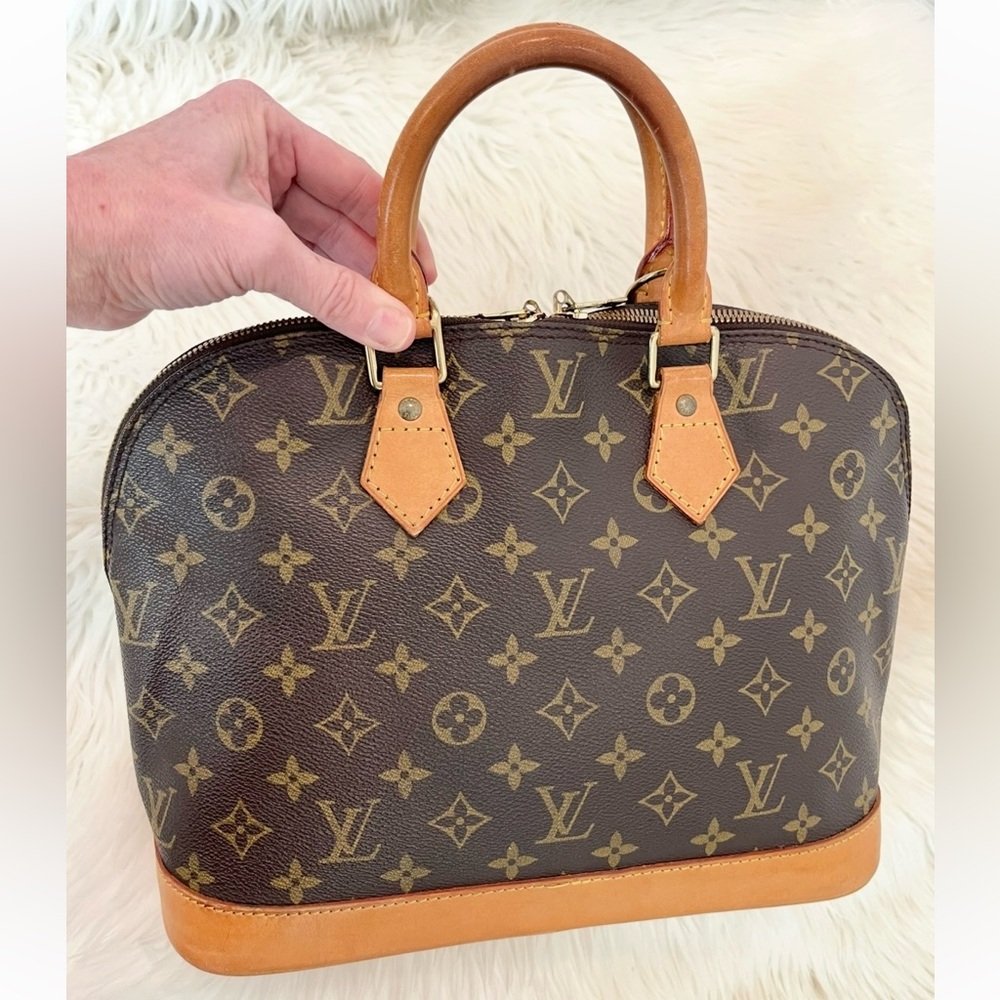 Louis Vuitton Alma PM Handbag Bag Tote Boston Bag - Picture 3 of 14